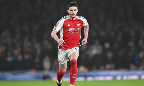 Declan Rice lên tiếng sau trận hòa đáng tiếc của Arsenal trước Aston Villa