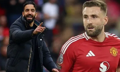 M.U và Ruben Amorim không thể tiếp tục kiên nhẫn với Luke Shaw