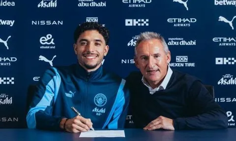 CHÍNH THỨC! Man City công bố 'bom tấn' Omar Marmoush