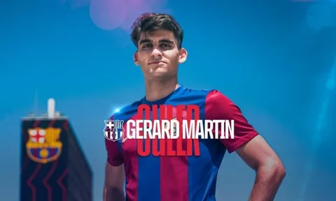 CHÍNH THỨC! Barcelona ký hợp đồng hơn 3 năm với Gerard Martin