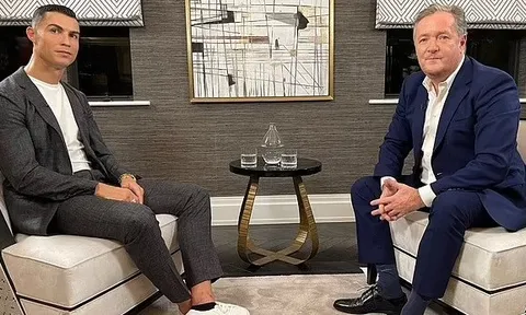 Ronaldo gặp lại Piers Morgan sau cuộc phỏng vấn chấn động năm 2022