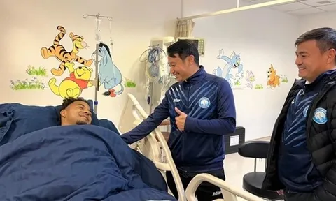 Sau Tết, Xuân Son tiếp tục điều trị chấn thương ở bệnh viện