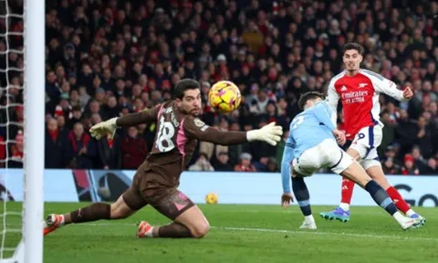 Arsenal hủy diệt Man City 5-1