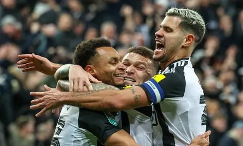 Arsenal chính thức bị loại khỏi Carabao Cup sau thất bại trước Newcastle