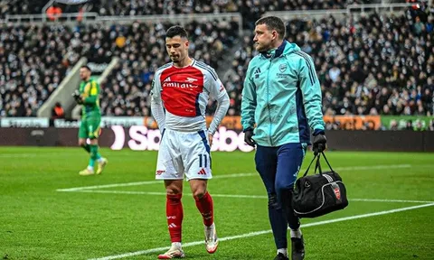 Arsenal nhận thêm tin buồn sau trận thua Newcastle