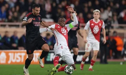 AS Monaco thua đau Benfica trên sân nhà