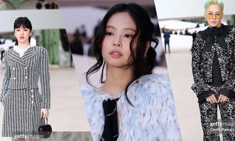Jennie BLACKPINK, G-Dragon và Go Yoon Jung "chiếm sóng" show Chanel Haute Couture Xuân Hè 2025
