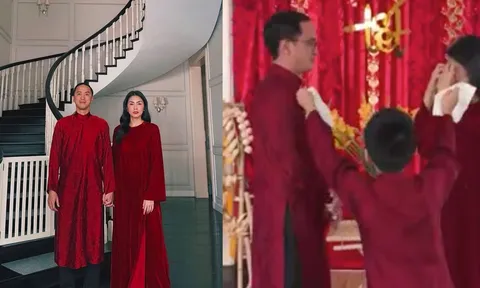 Tăng Thanh Hà và khoảnh khắc xúc động đầu năm bên chồng đại gia Louis Nguyễn