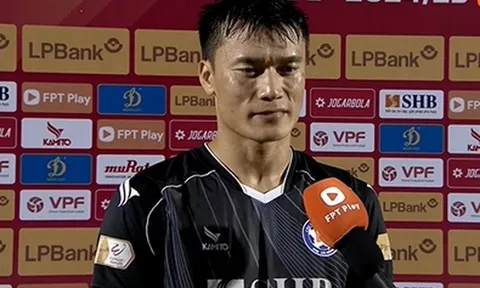 Bùi Tiến Dũng tiếc nuối khi SHB Đà Nẵng mất điểm phút cuối
