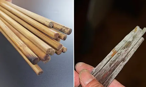 Làm theo cách này, đũa gỗ không bị mốc khi trời nồm ẩm