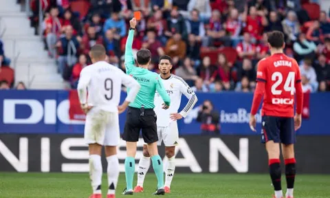 Ác mộng cho Real Madrid: Bellingham nguy cơ bị treo giò 12 trận