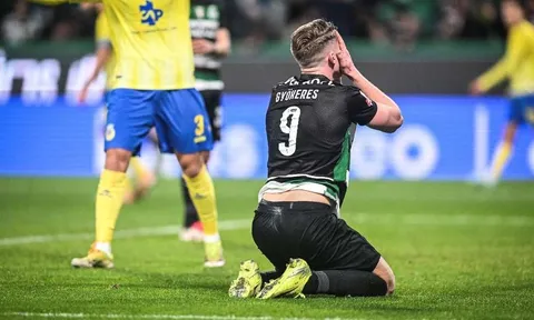 Gyokeres góp công, Sporting vẫn chưa biết mùi thắng