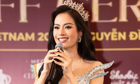 Nguyễn Đình Như Vân chính thức nhận vương miện chuẩn bị dự thi Miss Global 2024, đặt mục tiêu chiến thắng