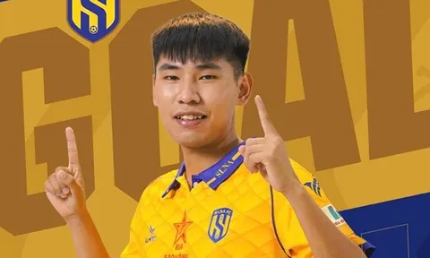Sao trẻ U22 Việt Nam hạnh phúc sau bàn thắng quan trọng giúp SLNA thắng Hải Phòng