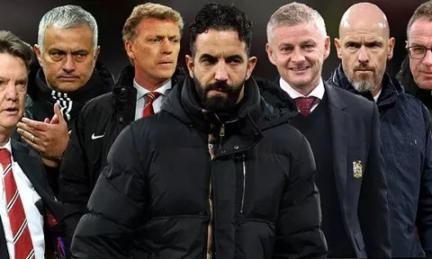 So sánh 14 trận đầu tiên của Ruben Amorim với 6 người tiền nhiệm tại Man Utd