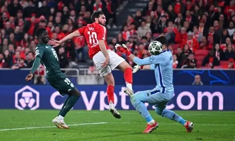 AS Monaco dừng bước tại Champions League sau màn rượt đuổi kịch tích với Benfica