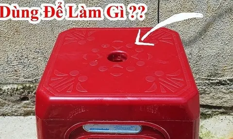 Lỗ tròn trên ghế nhựa có công dụng đặc biệt: 99% người dùng không để ý