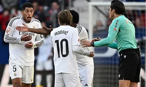 Thái độ trái ngược của Real Madrid và Man City về vấn đề trọng tài