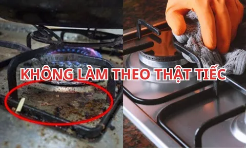 Tẩy sạch rỉ sét giúp bếp gas sáng bóng không cần chất tẩy rửa, chỉ cần nguyên liệu có sẵn trong bếp