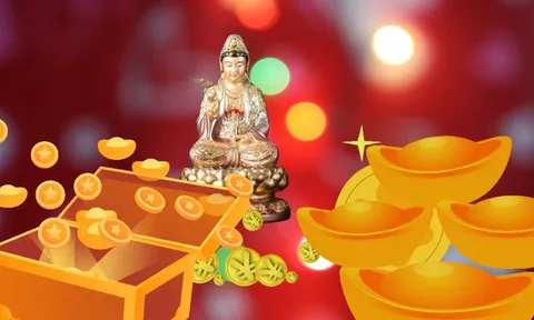5 ngày liên tiếp (24-28/2): 3 tuổi được lộc Phật Bà Quan Âm, làm gì cũng thuận lợi, tiền đè giàu sụ