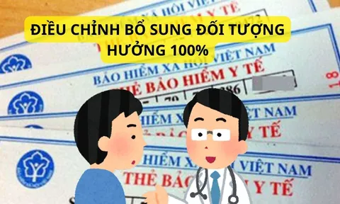 Bắt đầu từ 1/7/2025, sửa đổi bổ sung đối tượng hưởng BHYT 100%