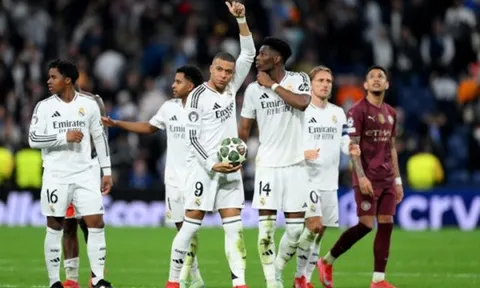 Điểm nhấn play-off Champions League: Đẳng cấp Real Madrid; PSG thắng 10-0