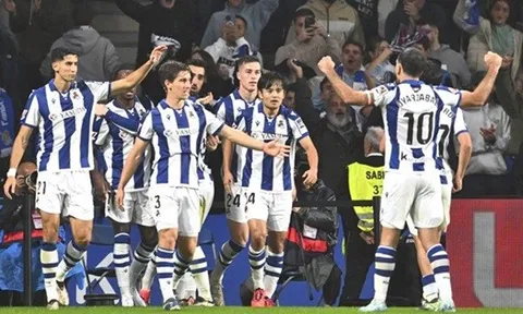 Thắng tưng bừng Midtjylland, Real Sociedad vào vòng 1/8 Europa League