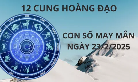 Tử vi ngày 23/2 con số may mắn báo vận giàu sang tiền đè giàu sụ cho 12 cung hoàng đạo