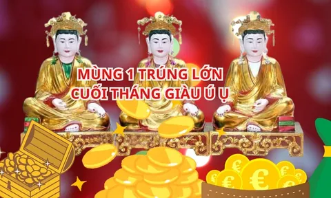 Đúng mùng 1/2 âm lịch, 3 tuổi gặp xui hóa cát, đầu tháng Thánh Mẫu ban lộc giàu hơn cả trúng số