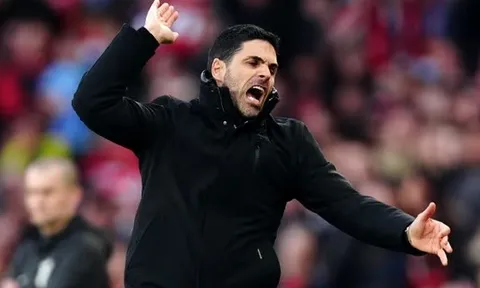Arsenal lĩnh 5 thẻ đỏ, Arteta nói điều bất ngờ