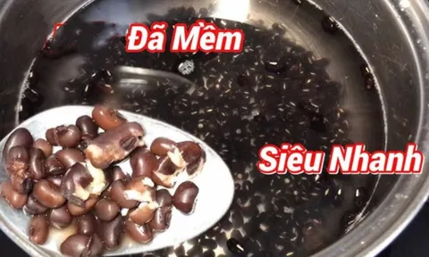 Bí quyết nấu chè đỗ đen nhanh nhừ, bùi thơm trong 10 phút