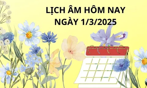 Lịch âm lịch vạn niên ngày 1/3 một ngày xấu cần chú ý tránh hao tài tổn sức