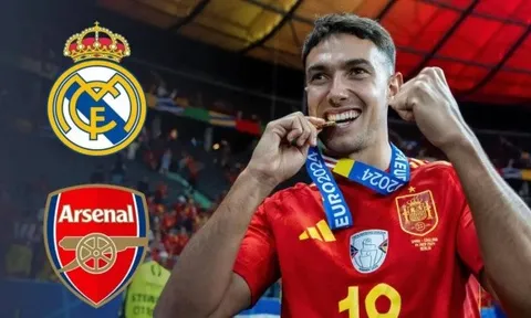 Real Madrid tung át chủ bài để vượt mặt Arsenal vụ Zubimendi