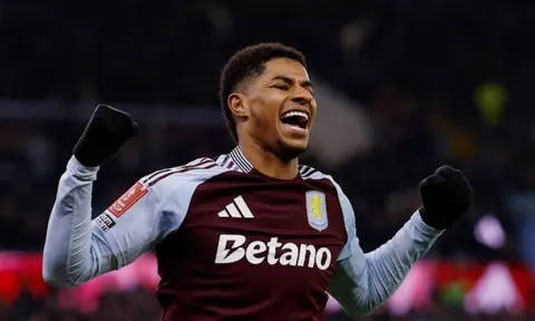 Thống kê ấn tượng của Rashford trong trận Aston Villa 2-0 Cardiff City