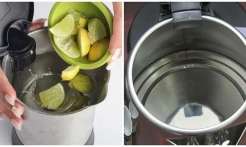 Ấm đun nước đầy cặn bẩn: Bỏ thứ này vào đun 1 lần cặn bẩn bong ra sạch như mới