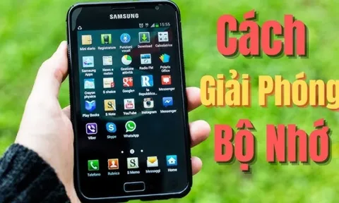 Điện thoại vừa đơ, vừa chậm: Làm 1 thao tác này, giải phóng 90% dung lượng, máy chạy vù vù nhanh như mới mua