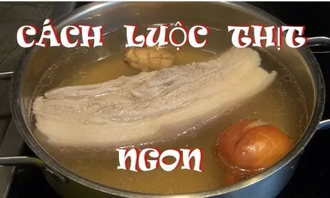Luộc thịt bỏ nước lạnh và hành thôi chưa đủ: Làm theo bước này, thịt trắng tinh sạch hóa chất, an tâm thưởng thức