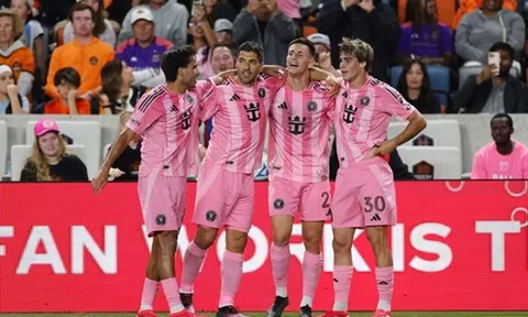 Vắng Messi, Suarez chốt hạ chiến thắng đậm cho Inter Miami