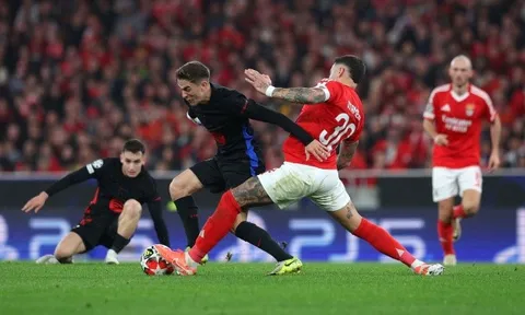 Cập nhật lực lượng Benfica vs Barcelona