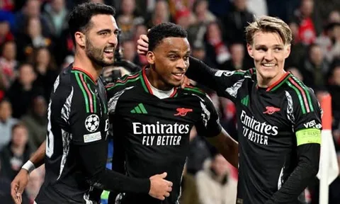 PSV 1-7 Arsenal: Chiến thắng hủy diệt; "Pháo thủ" đặt một chân vào vòng tứ kết