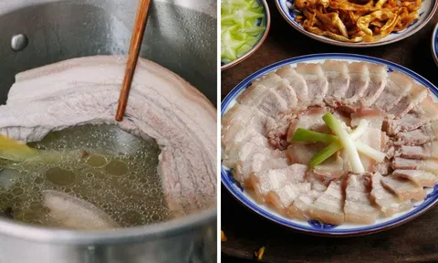 Luộc thịt chỉ cho nước là quá sai lầm: Thêm thứ này vào thịt mềm, ngon, thơm lừng hấp dẫn