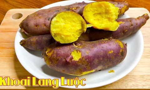 Luộc khoai lang cho thêm 1 thứ: Khoai bở tơi, không nứt lại ngọt lừ đậm vị