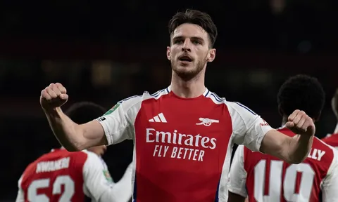 Declan Rice và sự tiến hóa ở Arsenal