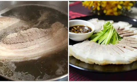Luộc bỏ nước lạnh thịt đỏ và tanh: Thả thêm thứ này vào thịt mềm tan chẳng lo hóa chất, an tâm thưởng thức