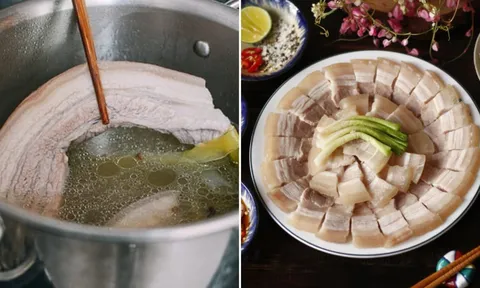 Luộc thịt cho muối là chưa đủ, thêm thứ này, đảm bảo miếng thịt trắng thơm, mềm ngọt