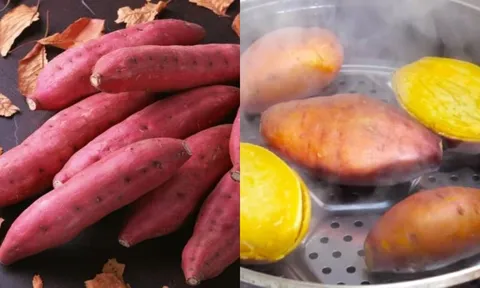 Hấp khoai lang: Nước sôi hay nước lạnh mới đúng? Đầu bếp bật mí bí quyết làm khoai ngọt bùi, thơm ngon chuẩn vị