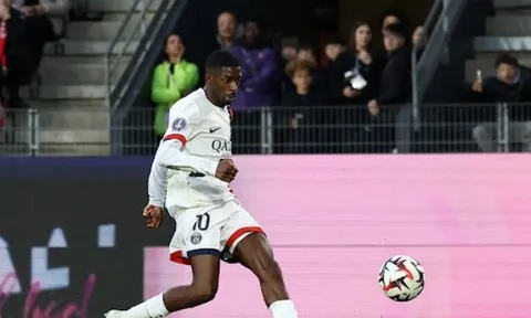 PSG nhấn chìm Rennes, Ousmane Dembele kéo dài thành tích ghi bàn ấn tượng