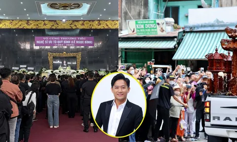 Lễ truy điệu cố nghệ sĩ Quý Bình: Rất đông khán giả có mặt, Lâm Khánh Chi - Phương Thanh đến tiễn biệt