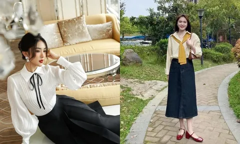 4 kiểu váy kết hợp áo sơ mi mùa xuân: Dáng nào cũng đẹp, diện lên là sang