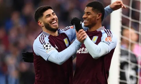Aston Villa 3-0 Club Brugge: Thách đấu PSG; Song tấu Asensio - Rashford